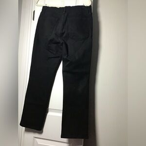 Frame Denim Le High Straight Black Jeans 30 Cropped
